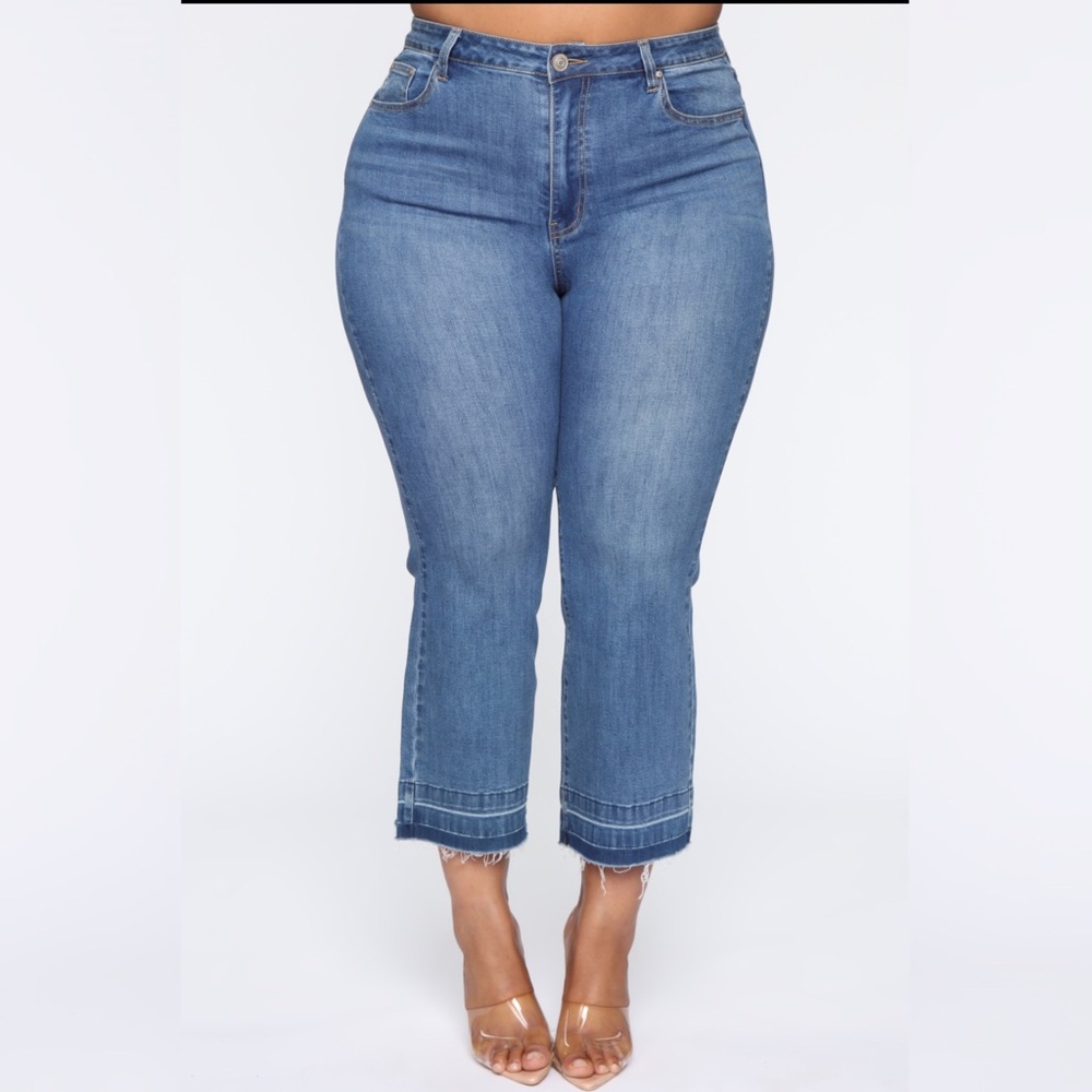 LAST 1 🌺 High Waisted Denim Jeans - Picture 4 of 8